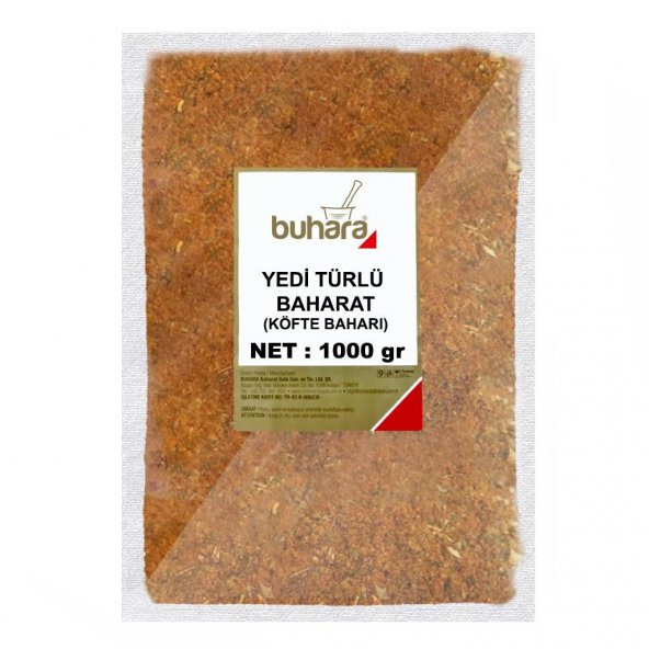 BUHARA KÖFTE BAHARI-YEDİ TÜRLÜ BAHARAT 1000 GR ürün görseli 1