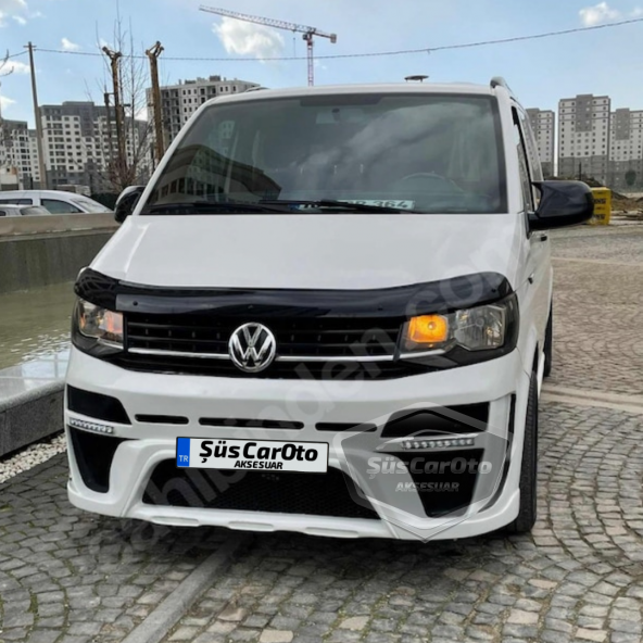 Vw Transporter T6 - T7 2010-2022 Uyumlu Batman Yarasa Ayna Kapağı Piano Black ABS Plastik ürün görseli 1