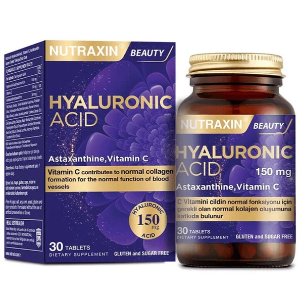 Nutraxin Hyaluronic Acid 30 Tablet ürün görseli 1