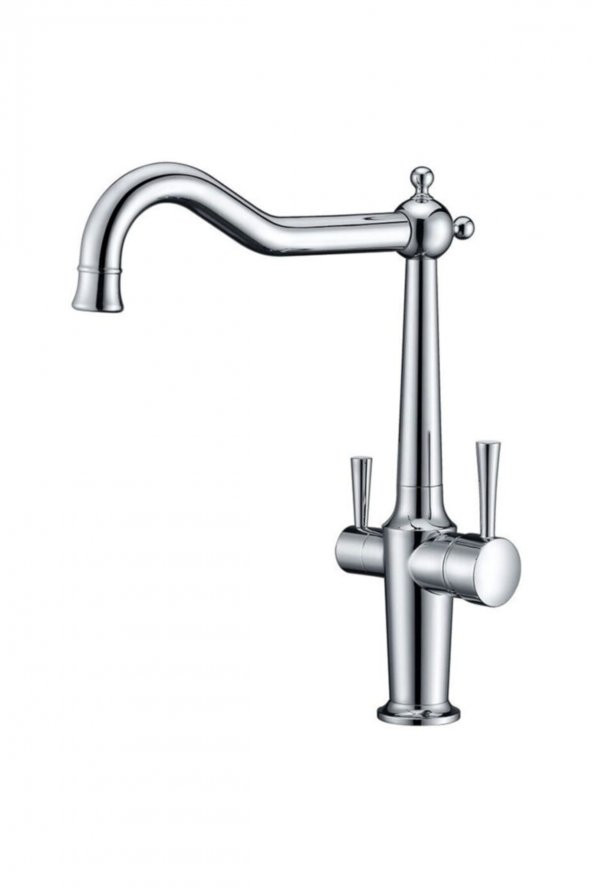 Movecci   Dual Flow Çift Akışlı Eviye Mutfak Bataryası Ingiliz Tarzı ürün görseli 1