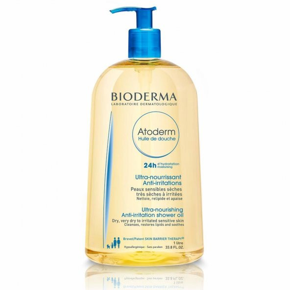 Bioderma Atoderm Shower Oil Duş Yağı 24h Huile De Douche 1lt ürün görseli 1