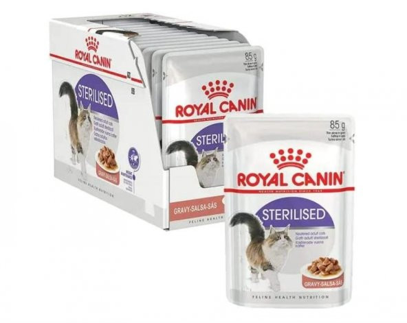 Royal Canin Gravy Kısırlaştırılmış Kedi Konservesi 12x85 Gr ürün görseli 1