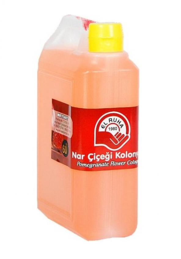 El Ruha Nar Çiçeği Kolonyası 60° Bidon (Çanta) ürün görseli 1
