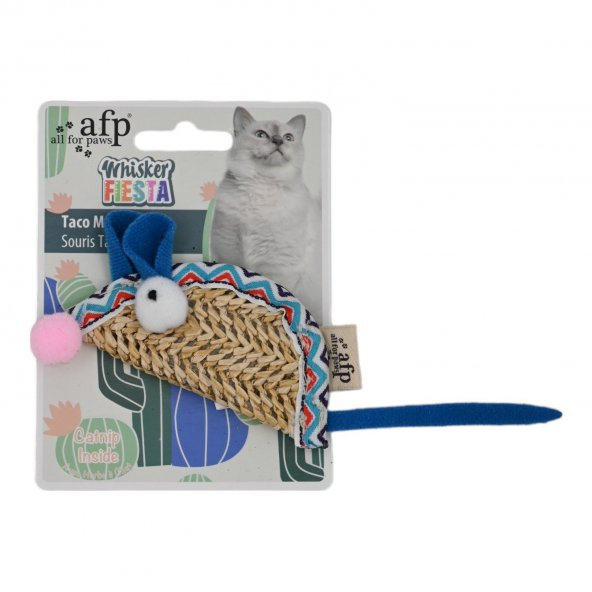 Whisker Fiesta- Taco Fare Şeklinde Kedi Oyuncağı ürün görseli 1