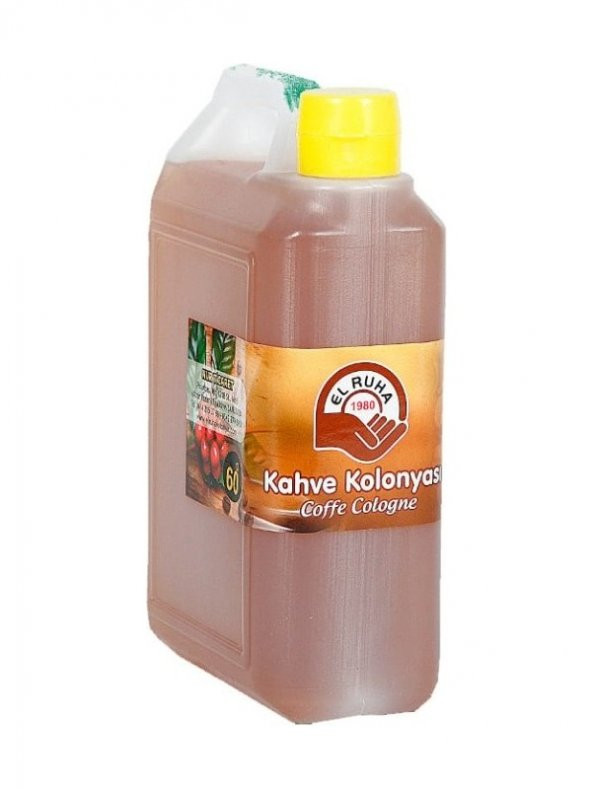 El Ruha Kahve Kolonyası 60° Çanta (Bidon) 900ML ürün görseli 1