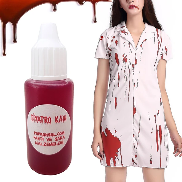 1 Adet Yapay Tiyatro Şaka Kanı Hallowen Sahte Kan ürün görseli 1