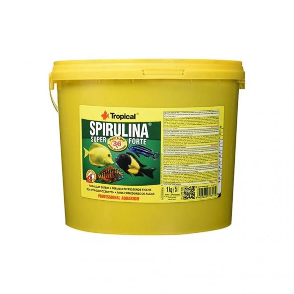 Tropical Spirulina Super Forte Flakes 50 gr Poşet Pul Yem Skt: 11/2027 ürün görseli 1