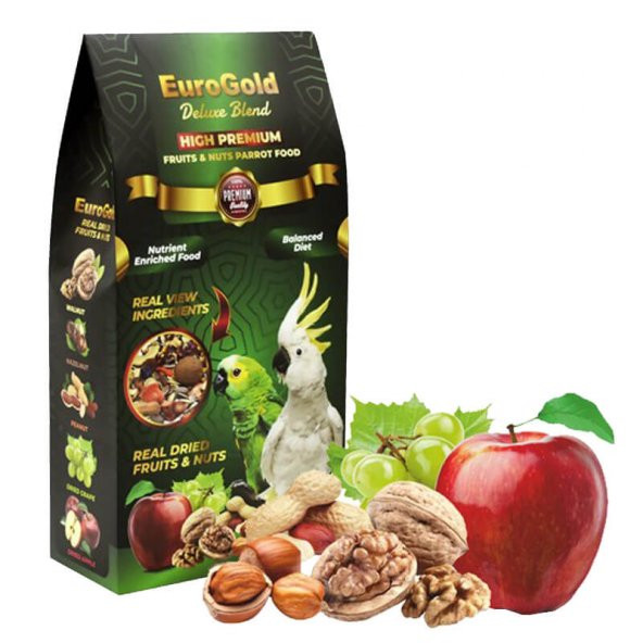 EuroGold Deluxe Papağan Fruits&Nuts 650 Gr Skt: 01/2027 ürün görseli 1