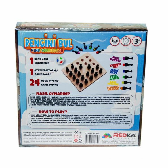 Redka Rengini Bul Kutu Oyunu - Resim 5