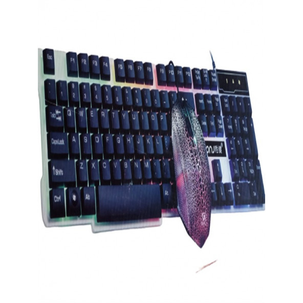 OYUNCU LED IŞIKLI KLAVYESİ VE MOUSE - Resim 3