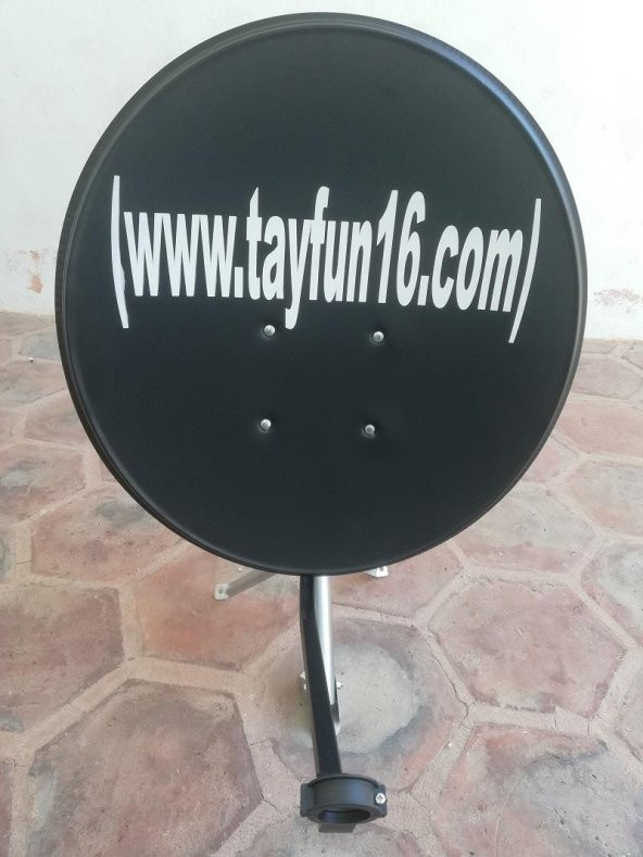 Siyah 70 cm Full HD 4K Uydu Çanak Anteni-Antrasit ürün görseli 1
