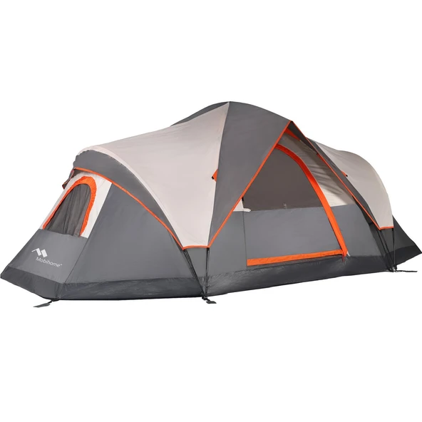 MobiHome DomeHike 6 Kişilik Otomatik Çadır-GRİ ürün görseli 1