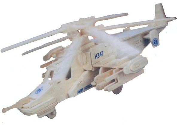 Atak Helikopter Maketi - Dev Boy 3 Boyutlu Puzzle ürün görseli 1