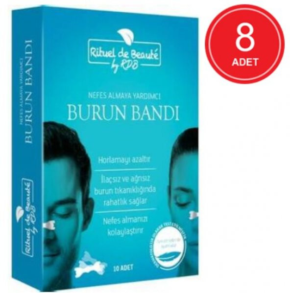 Rituel De Beaute Nefes Almaya Yardımcı Burun Bandı 10lu x 8 Paket ürün görseli 1