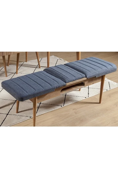 ZEYTUN Ahşap Açılır Bench Atlantik Lacivert ürün görseli 1