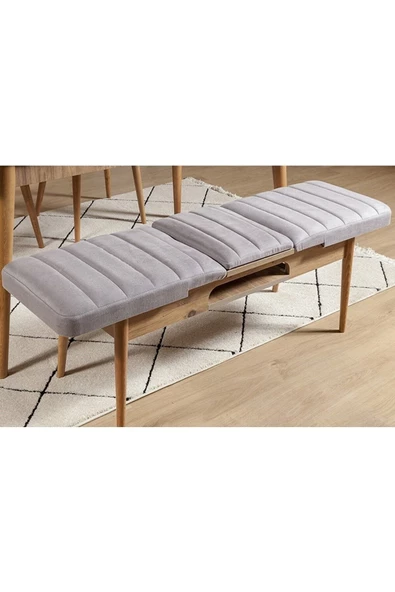 ZEYTUN Ahşap Açılır Bench Atlantik Soho Gri ürün görseli 1