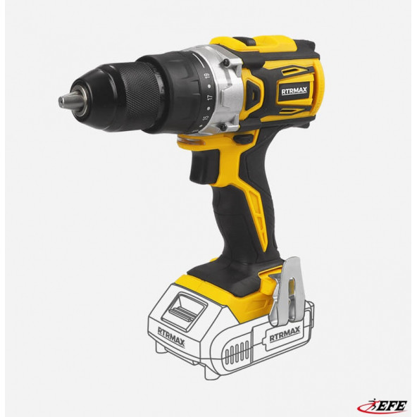RTRMAX RTX2013B Şarjlı Matkap Kömürsüz Motor ürün görseli 1
