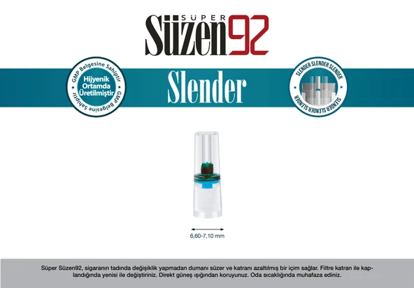 Süzen92 Slender Filtre 30x24 Bundle - Resim 2