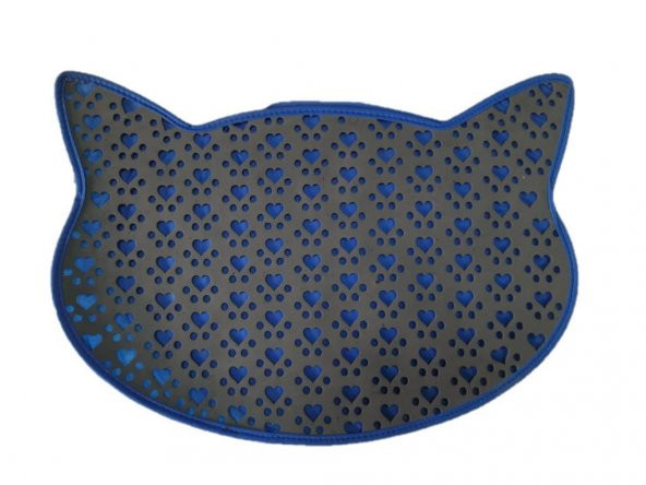 Orijin Oluklu Kedi Tuvalet Paspas Kedi Kafası Şeklinde 69x44 cm ürün görseli 1