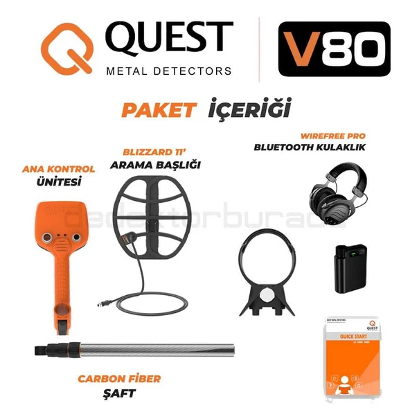 Quest V80 Dedektör - Resim 2