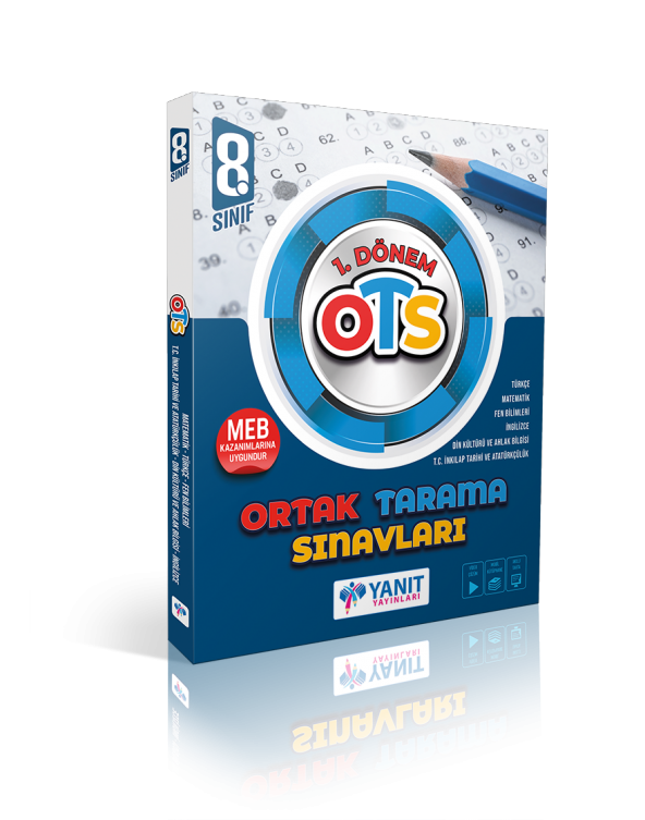 Yanıt 8.Sınıf 1. Yarıyıl Ortak Tarama Sınavları ürün görseli 1
