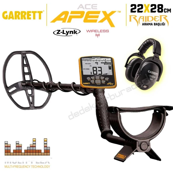 Ace Apex Dedektör Raider Başlıklı (22x28cm) MS-3 Z-LYNK Kablosuz Kulaklıklı ürün görseli 1