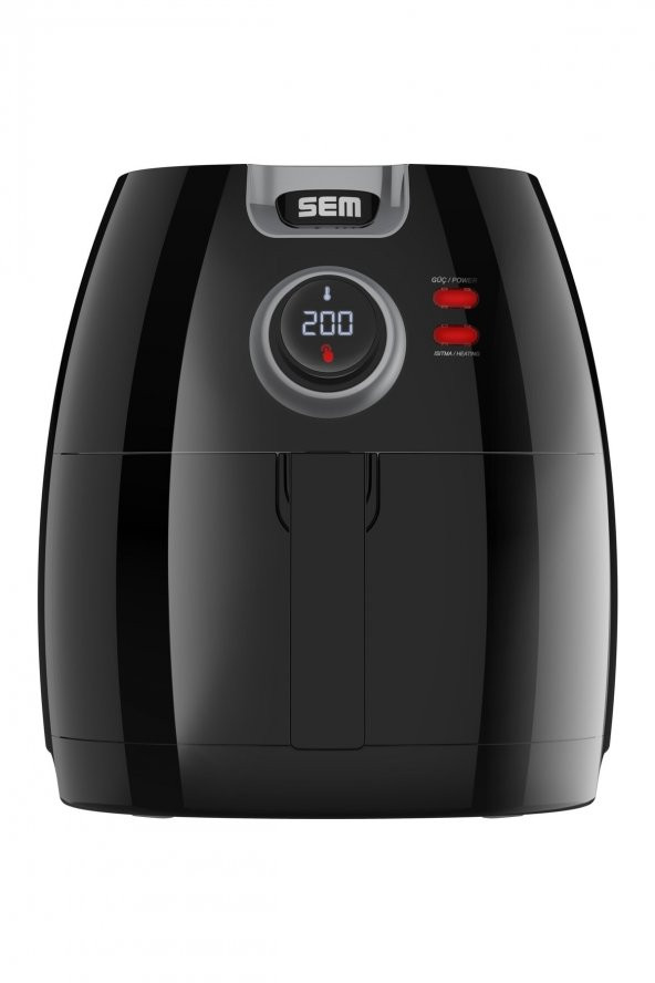 Sem Akıllı Aircook Yağsız Kızartma Sıcak Hava Fritöz - Airfryer 8 Program SC301 ürün görseli 1