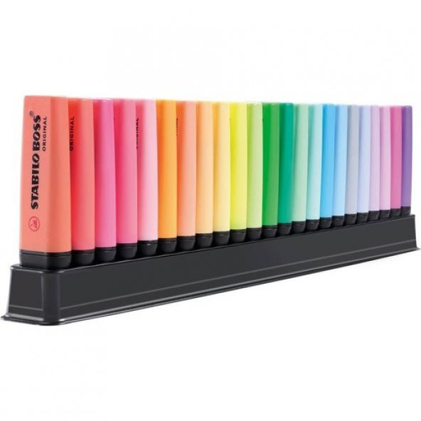 Stabilo Boss Original Pastel Renk Fosforlu Kalem 23lü ürün görseli 1