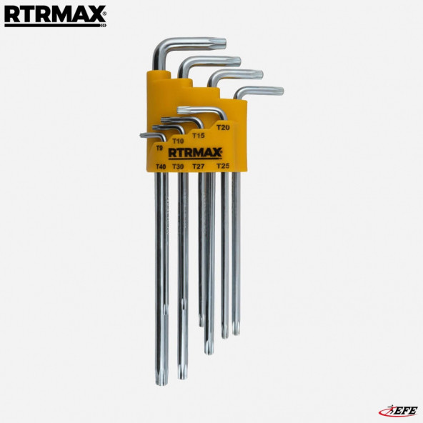 RTRMAX Uzun Torx Allen Anahtar Takımı 8li RH03854 ürün görseli 1