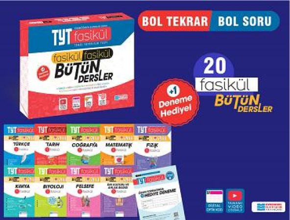 TYT Fasikül Fasikül Tüm Dersler Evrensel İletişim Yayınları ürün görseli 1