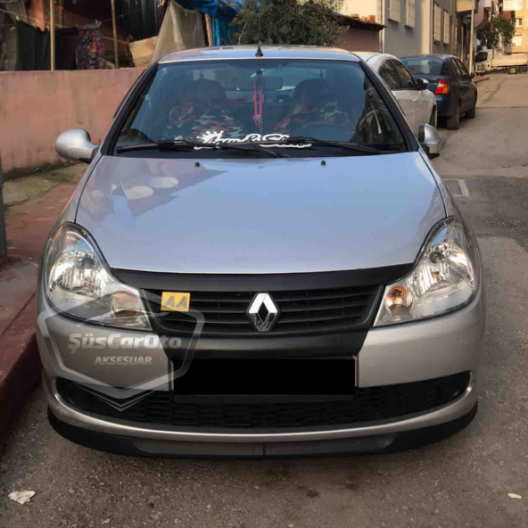 Renault Symbol 2008-2012 Thalia Uyumlu Üniversal Astra H lip Esnek Ön Lip 2 Parça Tampon Altı Dil Karlık Ön Ek ürün görseli 1
