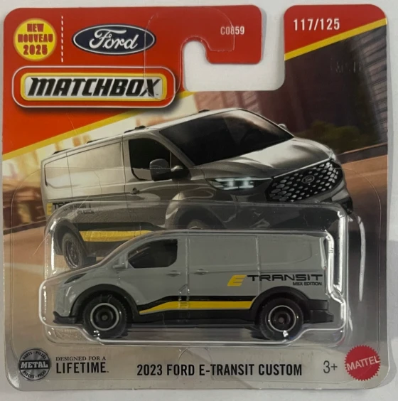 Matchbox 2023 Ford E-transıt Custom Gri ürün görseli 1