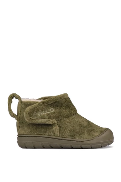 Vicco Fluff 959.B23K.404 Unisex Çocuk Bebe Panduf Haki 21-25 ürün görseli 1
