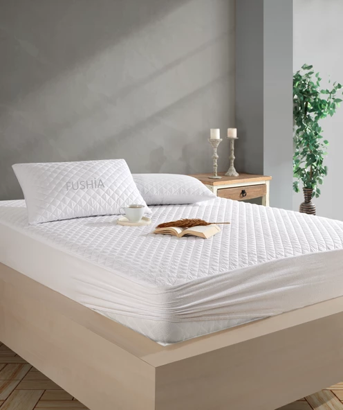 Kapitone Fitted Full Kenar Su Sıvı Geçirmez Yatak Koruyucu Alez I Çarşaf I Tek & Çift Kişilik ürün görseli 1