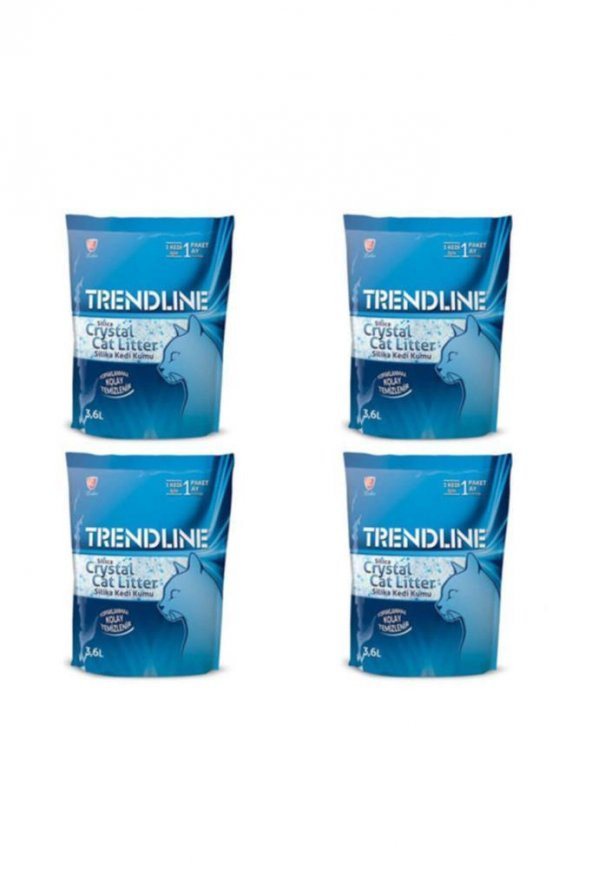Trendline Tozsuz Silika Kedi Kumu 3,6 Lt 4 Adet ürün görseli 1