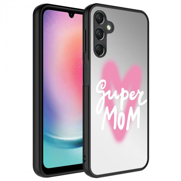 Galaxy A14 Kılıf Aynalı Desenli Kamera Korumalı Parlak Mirror Kapak ürün görseli 1