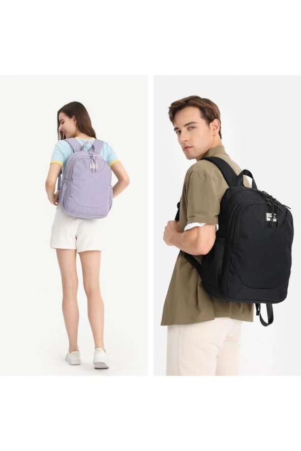 Bagacar Smart Bag 3199 Okul ve Günlük Laptop Bölmeli Sırt Çantası Petrol ürün görseli 1