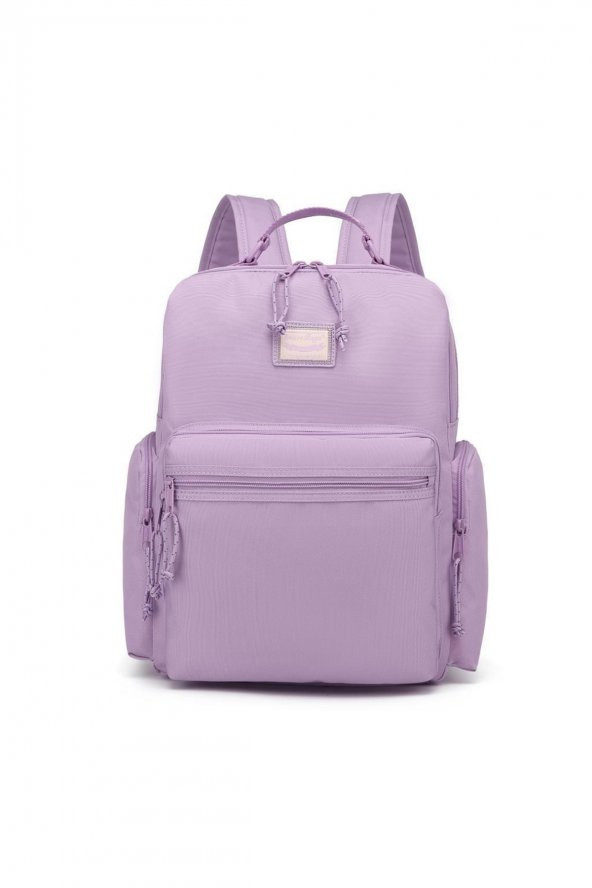 Bagacar Smart Bag 3124 Okul ve Günlük Laptop Bölmeli Sırt Çantası Lila ürün görseli 1