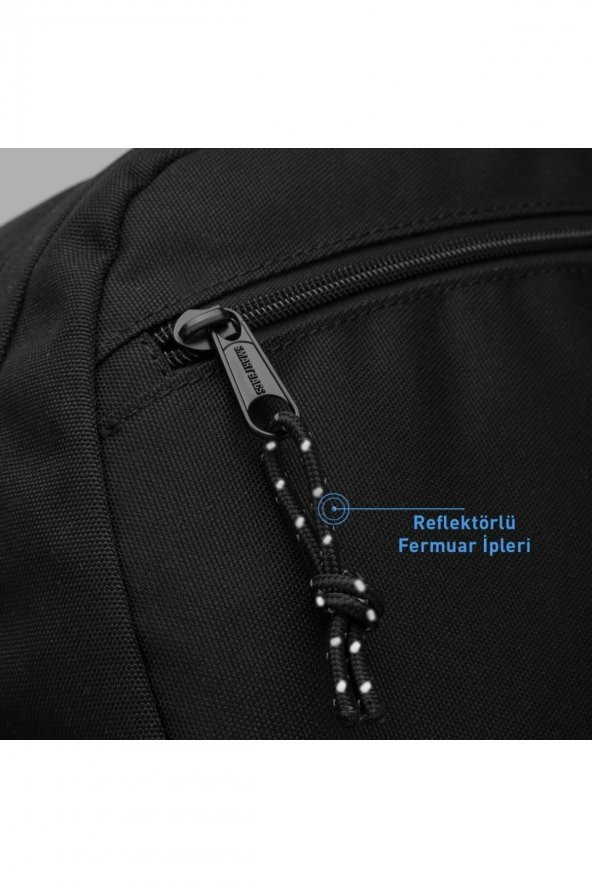Bagacar Smart Bag 3124 Okul ve Günlük Laptop Bölmeli Sırt Çantası Jean Mavi ürün görseli 1