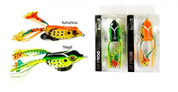 Oskar Frog2 Kurbağa Silikon Sahte Balık Kaşıklı ürün görseli 1