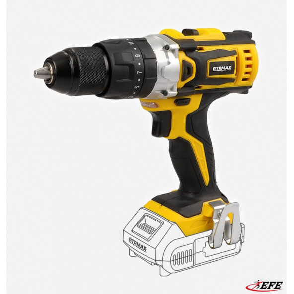 RTRMAX RTX1816B Şarjlı Darbeli Matkap ürün görseli 1