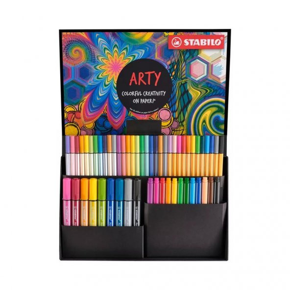 Stabilo Kreatif Keçe Uçlu Set Arty 55'li YENİ 77/6-3-20 51001073 ürün görseli 1