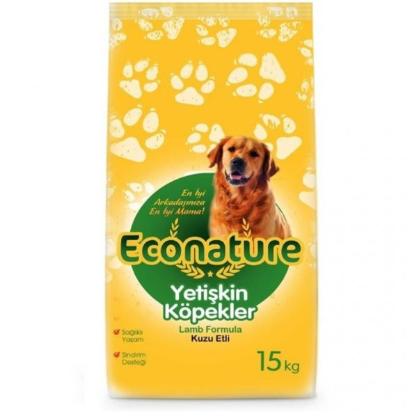 Econature Kuzulu Yetişkin Köpek Maması 15 Kg ürün görseli 1