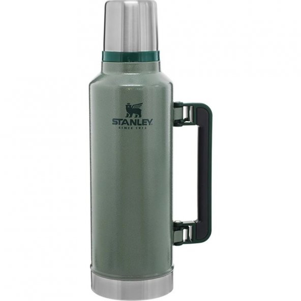Stanley Klasik Vakumlu Paslanmaz Çelik Yeşil Termos 1.9 LT 10-07934-003 ürün görseli 1