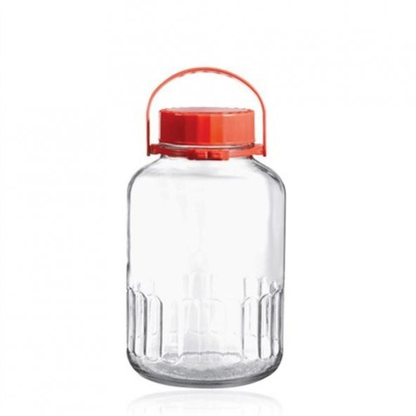 Paşabahçe 80005 Kırmızı Kapaklı Kavanoz 3 Litre ürün görseli 1