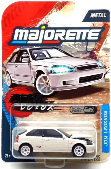 Majorette Honda Civic Type R Ek9 Chase Krem ürün görseli 1