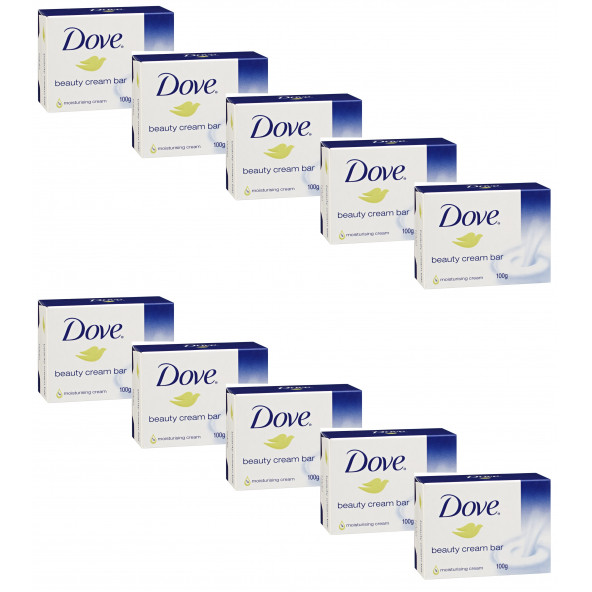 Dove Beauty Cream Bar Original Katı Sabun 100gr x 10 ADET ürün görseli 1