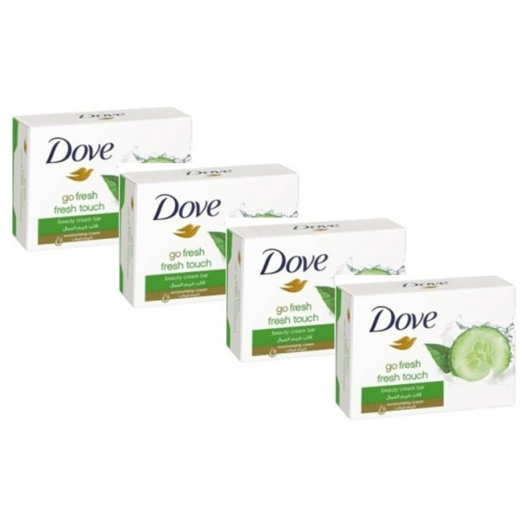 Dove Cream Bar Salatalık ve Yeşil Çay Ferahlığı Katı Sabun 100 gr x 4 ADET ürün görseli 1
