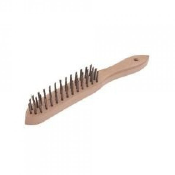 İzeltaş 0741550003 3 Sıralı Tel Fırça Ağaç Saplı ürün görseli 1