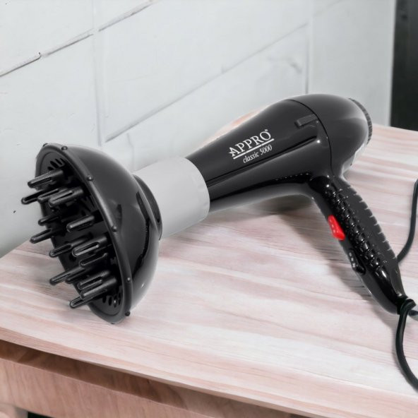 Technow Appro Profesyonel Saç Kurutma Makinesi + Çelik Vigo Diffuser Başlık ürün görseli 1